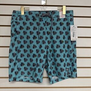 Saxx BETAWAVE 19" 2N1 DropTemp Cooling Liner Ballpark Pouch Swim Trunks 32 NWT